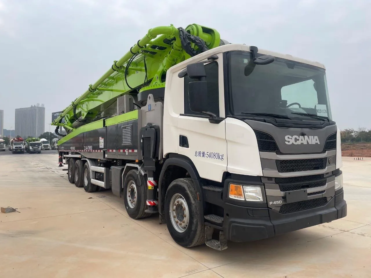 АБН Zoomlion 67 м на шасси Scania, с наработкой в отличном состоянии, в наличии с ЭПТС ...