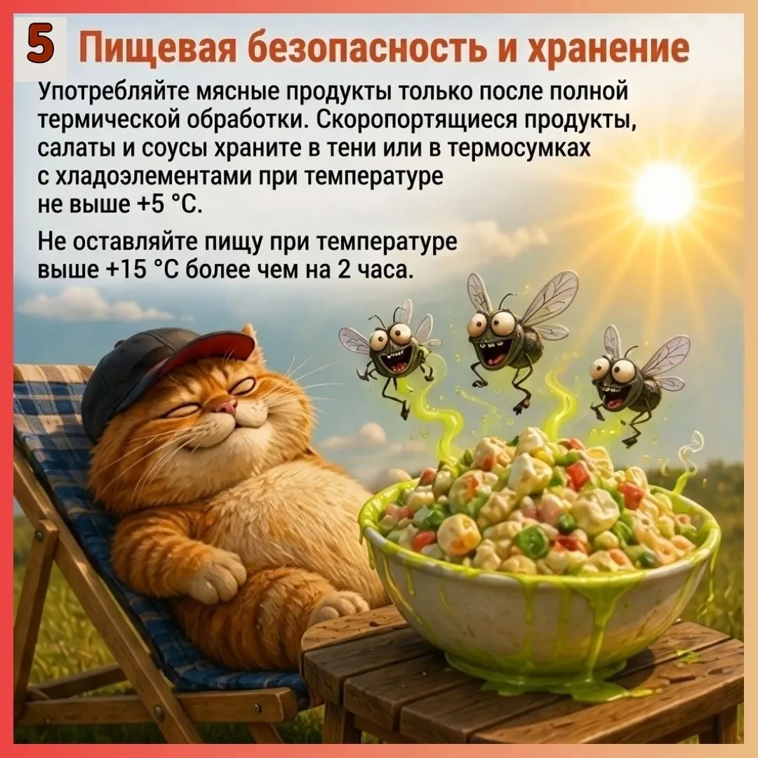 Уважаемые родители!  🍢  Отдых на природе с шашлыками — это приятно и весело, но важно помнить о безо