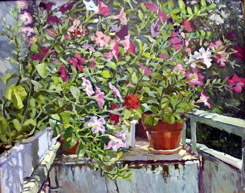 Радуга в горшочках 🌺  Вот это да, лето на окошке!  Старший преподаватель кафедры музыки и изо нашего