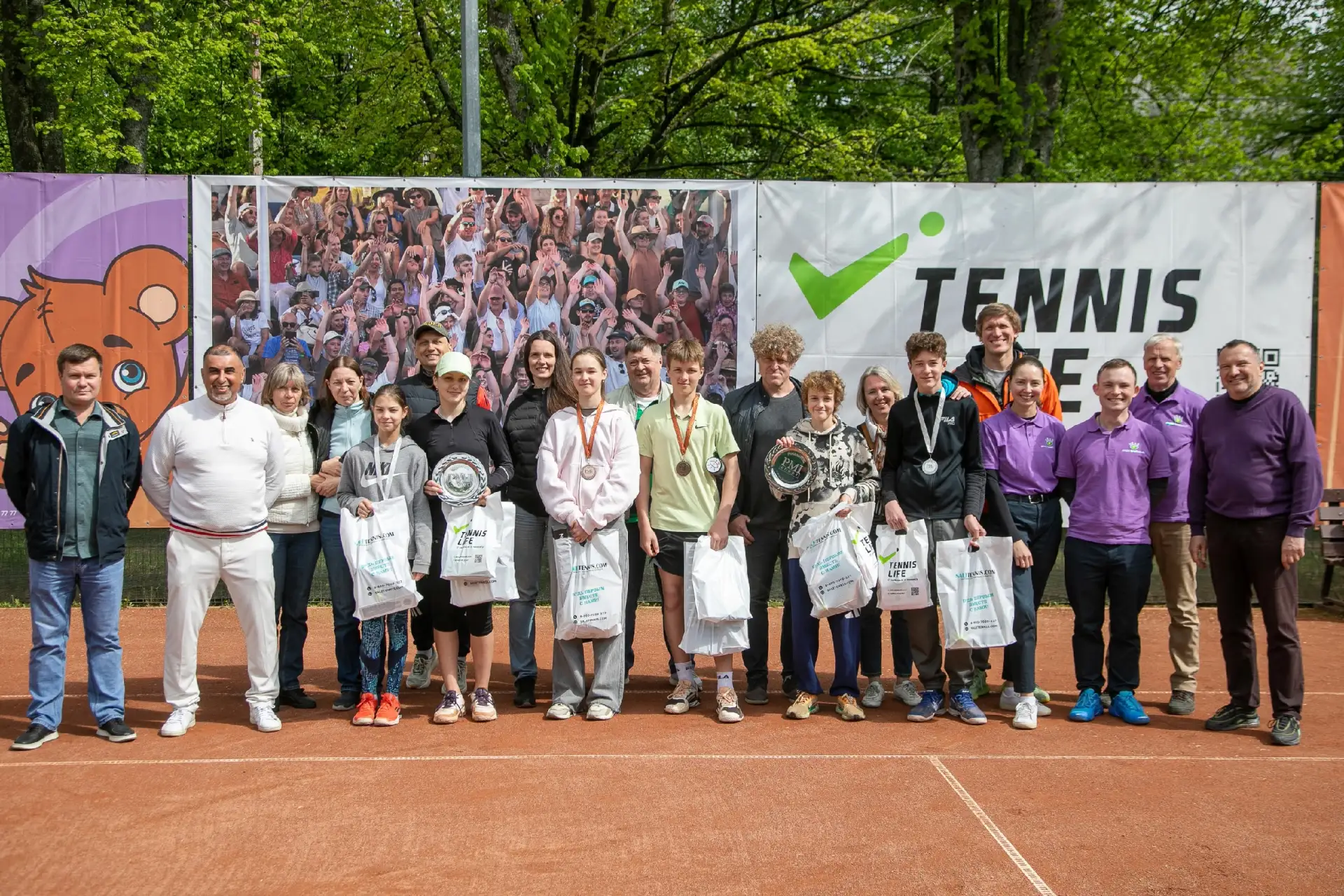 🎾 Сезон большого тенниса открыт. Минувшая неделя в парке "Дубки" была отмечена яркими ...