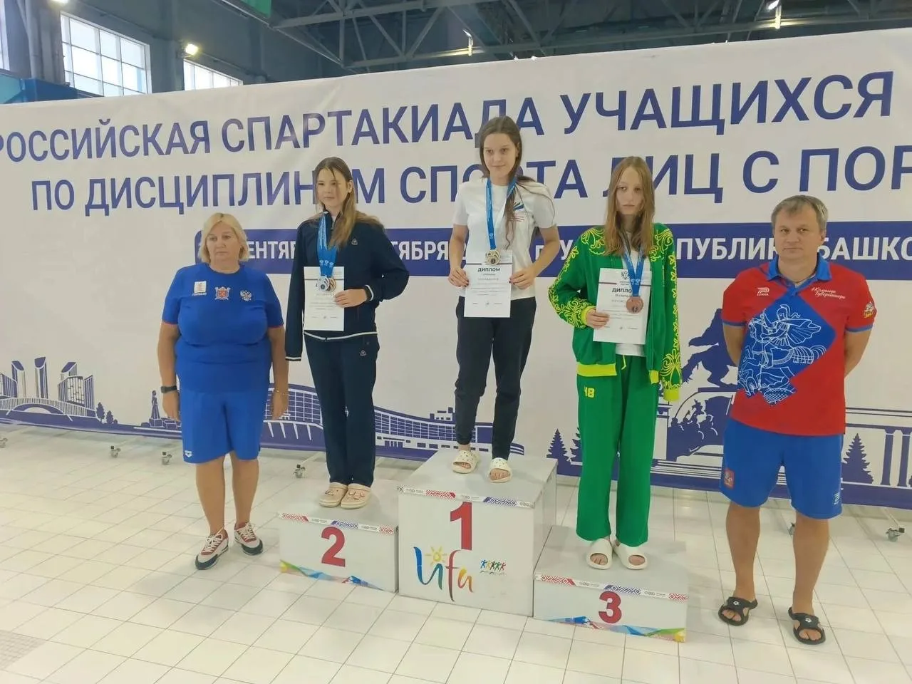 Омские спортсменки завоевали 8 наград Всероссийской спартакиады учащихся по плаванию в ...