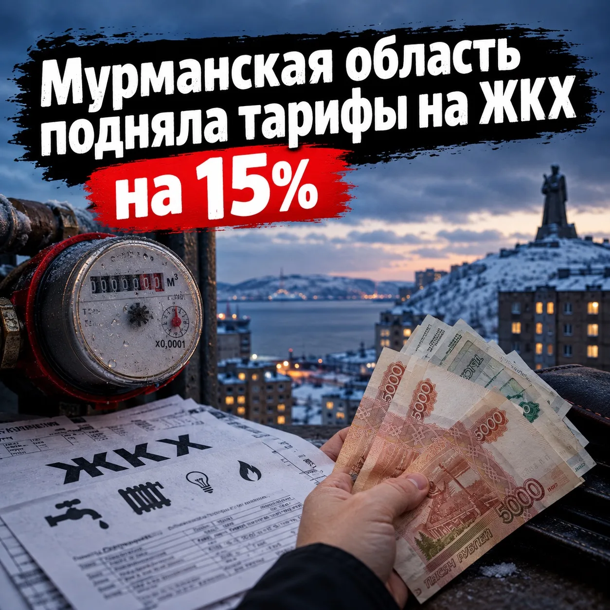 🤦‍♂️ На Севере жить становится всё «веселее»: тарифы ЖКХ в Мурманской области выросли ...