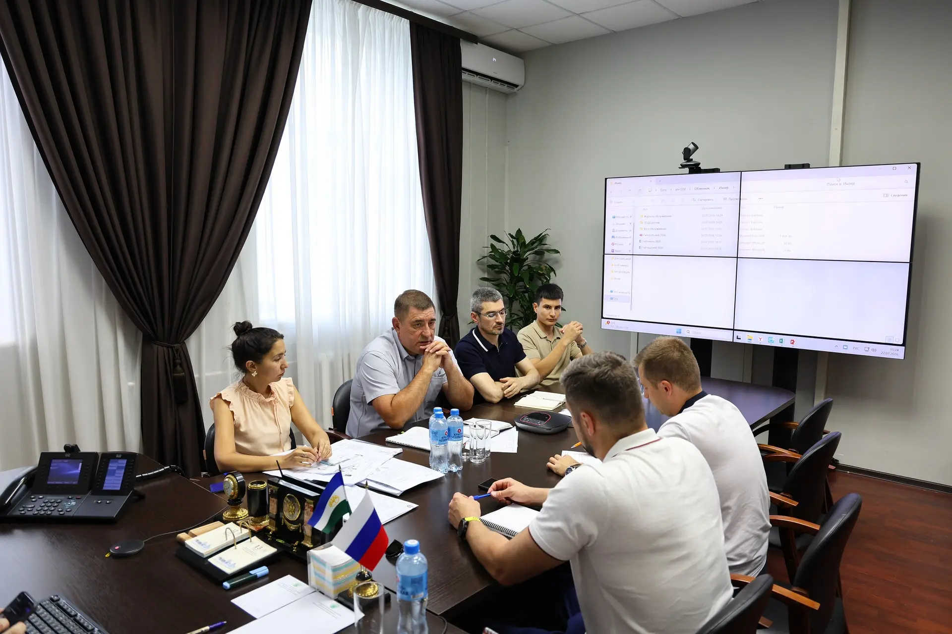 👥 В ЦОДД РБ прошло совещание с подрядной организацией