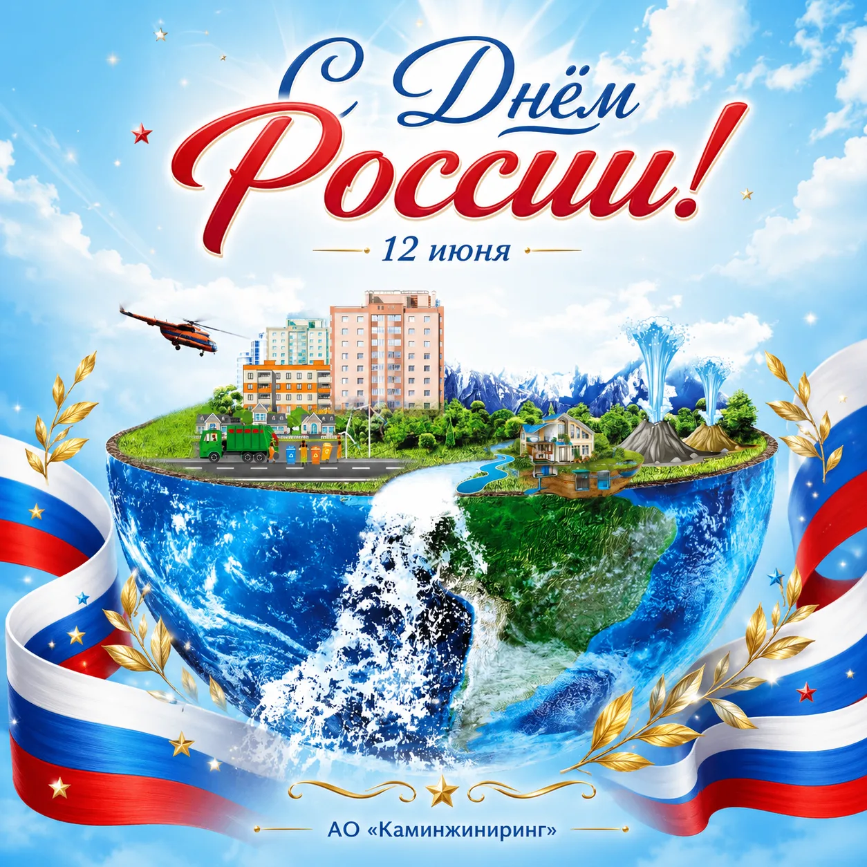 Уважаемые жители Камчатского края! 🇷🇺

Поздравляем вас с наступающим Днём России! 🎉

Этот праздни