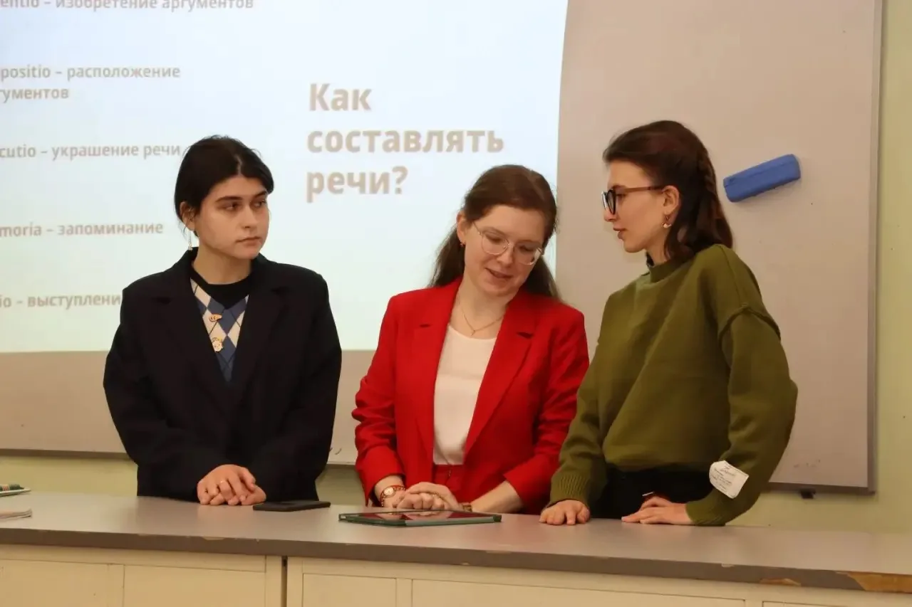 Мы снова в школе 27 имени И.А. Бунина с уроками прикладной риторики 🤩