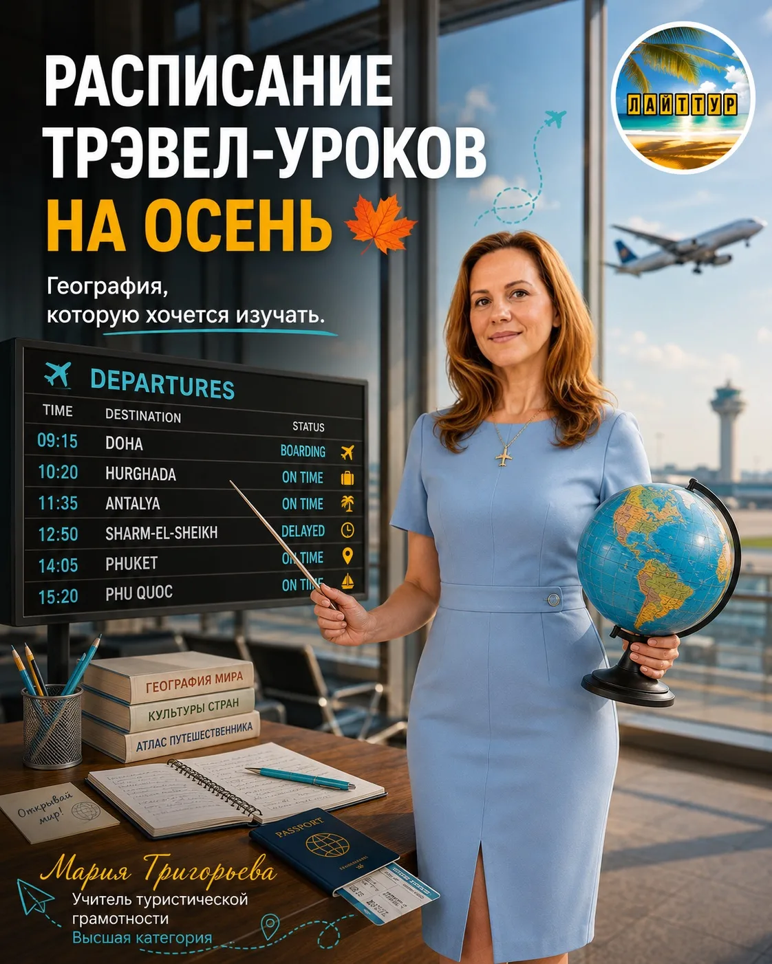 🍂 Первое сентября - самое время получить расписание. Только у нас оно приятное.