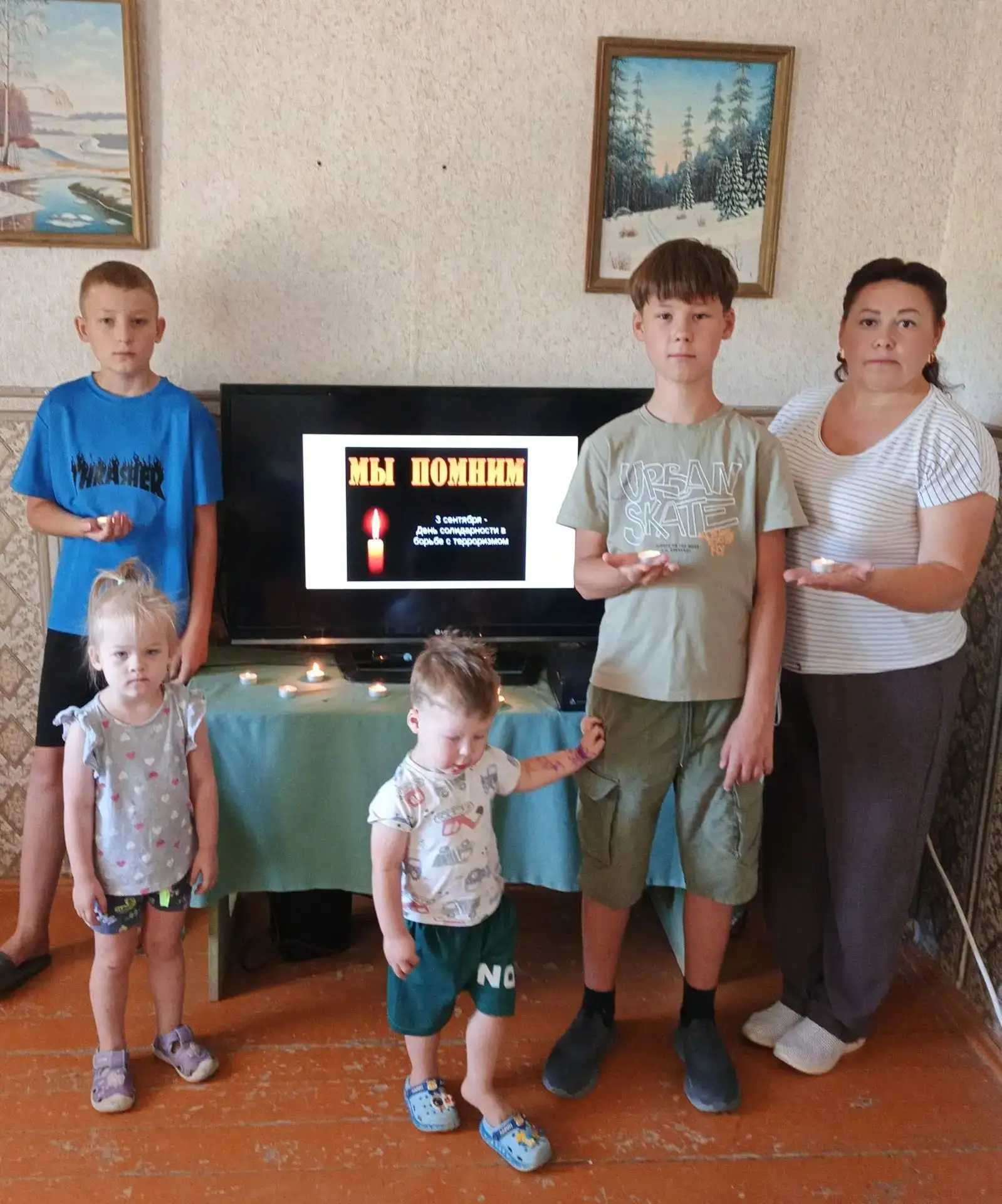 В Сибирьковом сельском клубе проведен информационный час "Трагедия Беслана боль России".