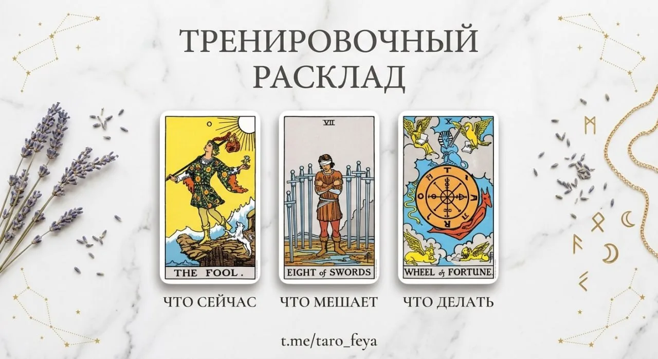 🔮 Тренировочный расклад: "Стоит ли мне решаться на этот шаг?"