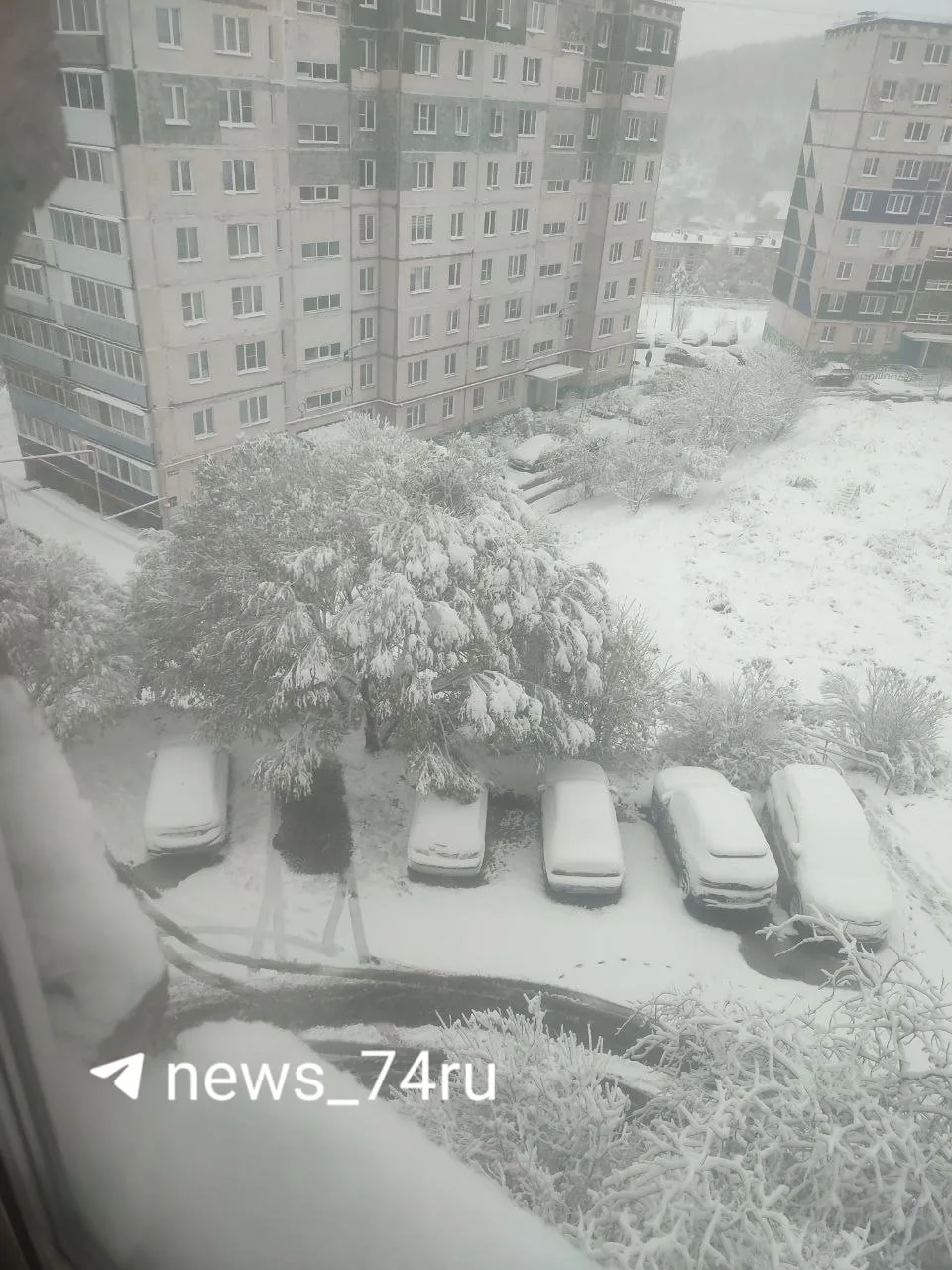 ❄️ Пока в Челябинске утром идет только что-то похожее на снегодождь, некоторые города у...