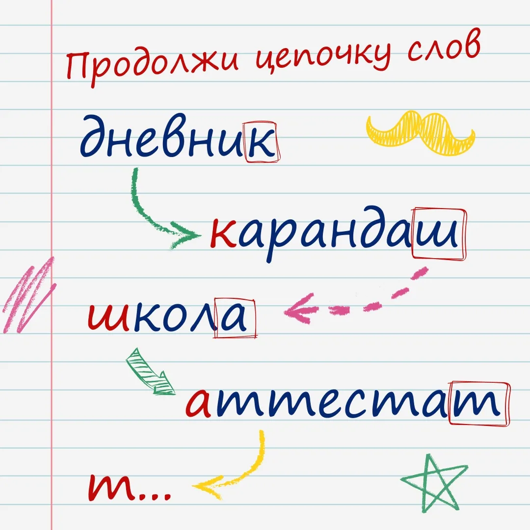 👍 Сегодня мы объявляем мини-челлендж на логику и знание школьной лексики