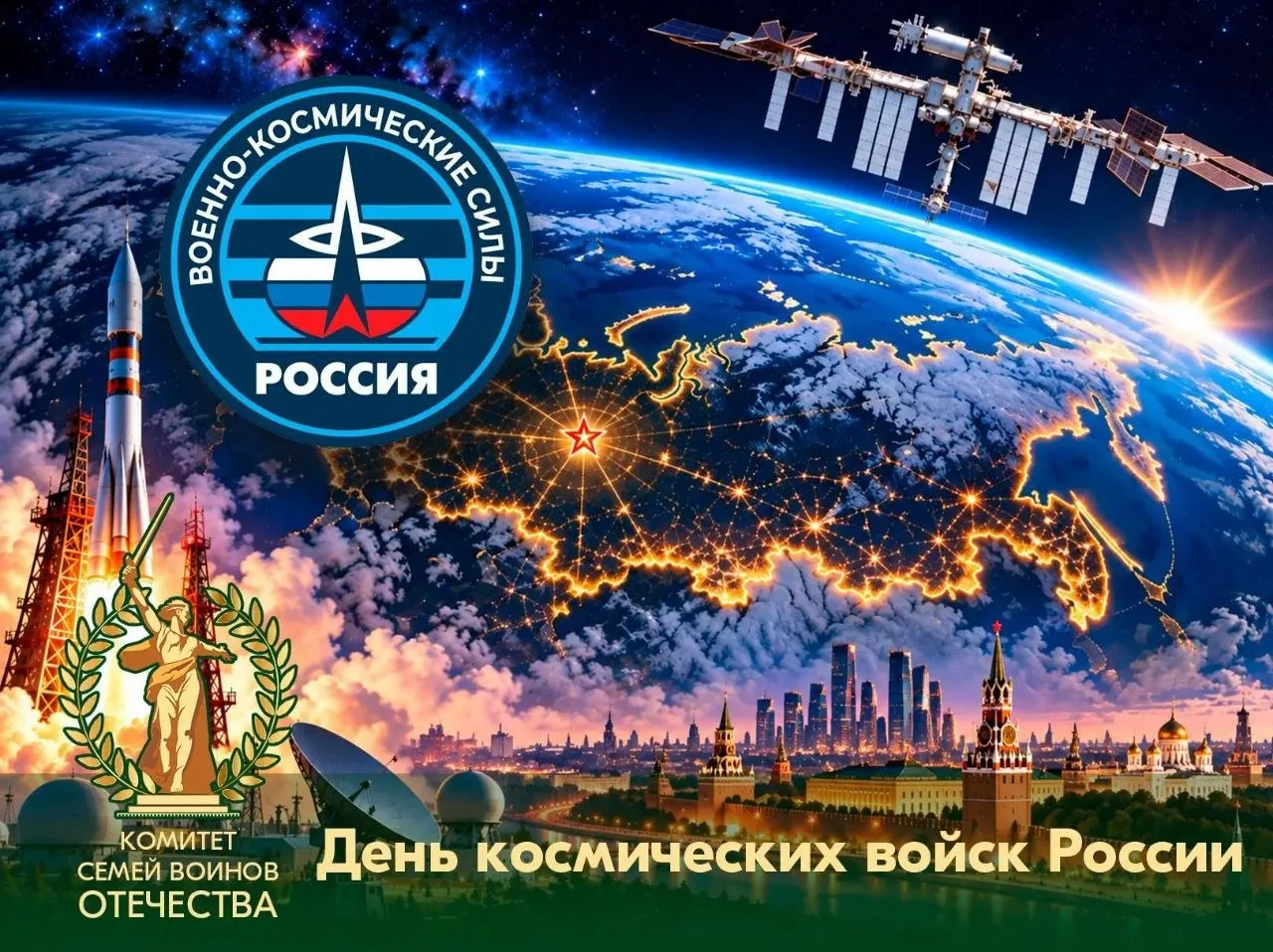 🚀4 октября — День Космических войск России.