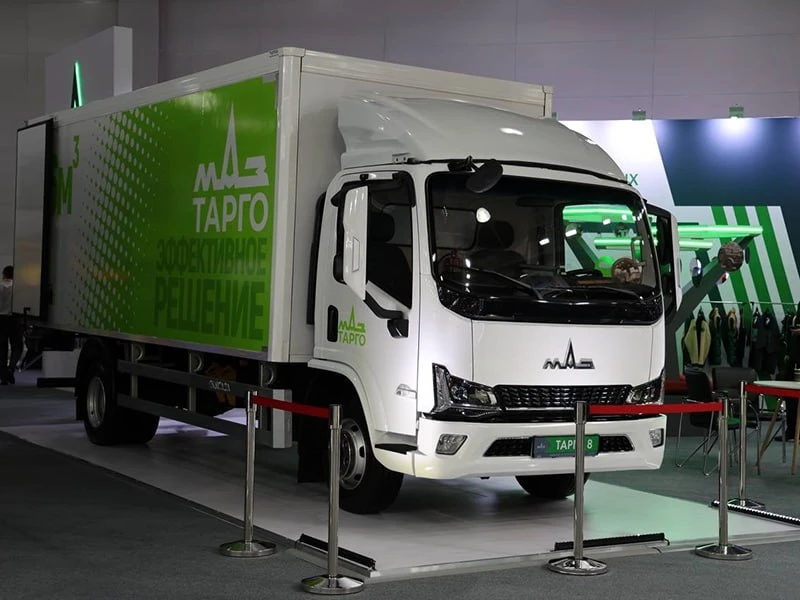 🚚 МАЗ представил новое семейство среднетоннажных грузовиков TARGO

На выставке COMvex 2026 Минский 