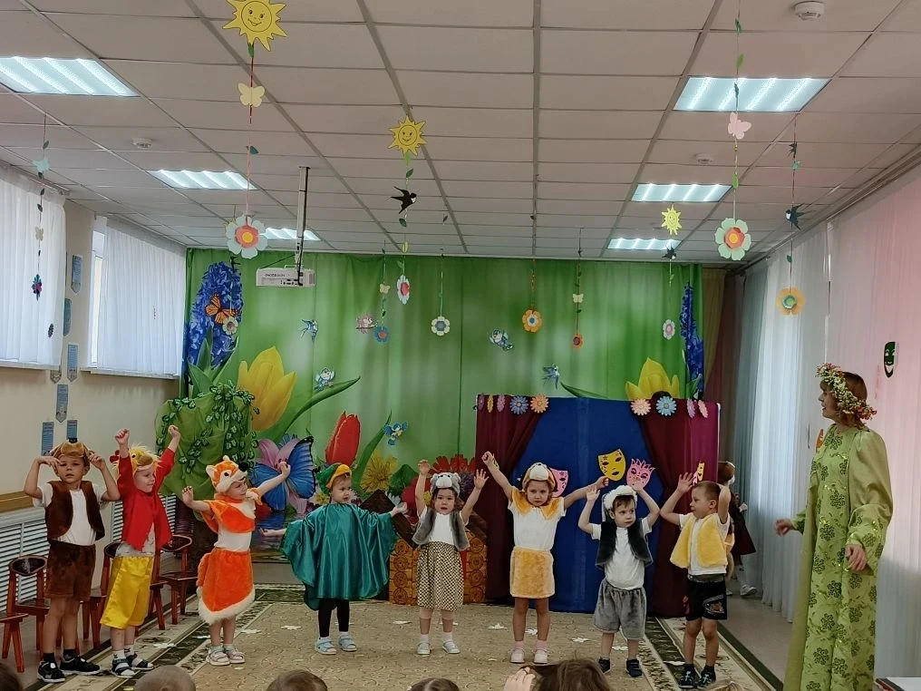 Театральный праздник у дошкольников: день творчества и дружбы!  🎉27 марта в Новотарманском детском с