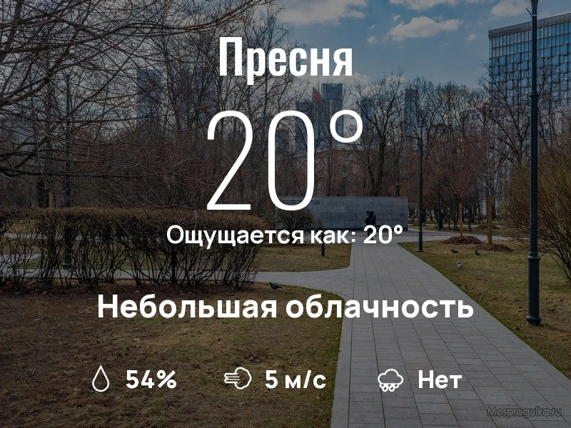 Что с погодой в Пресненском?

Одевайтесь по погоде, берегите себя!
Доброго дня, соседи!

#погоданара