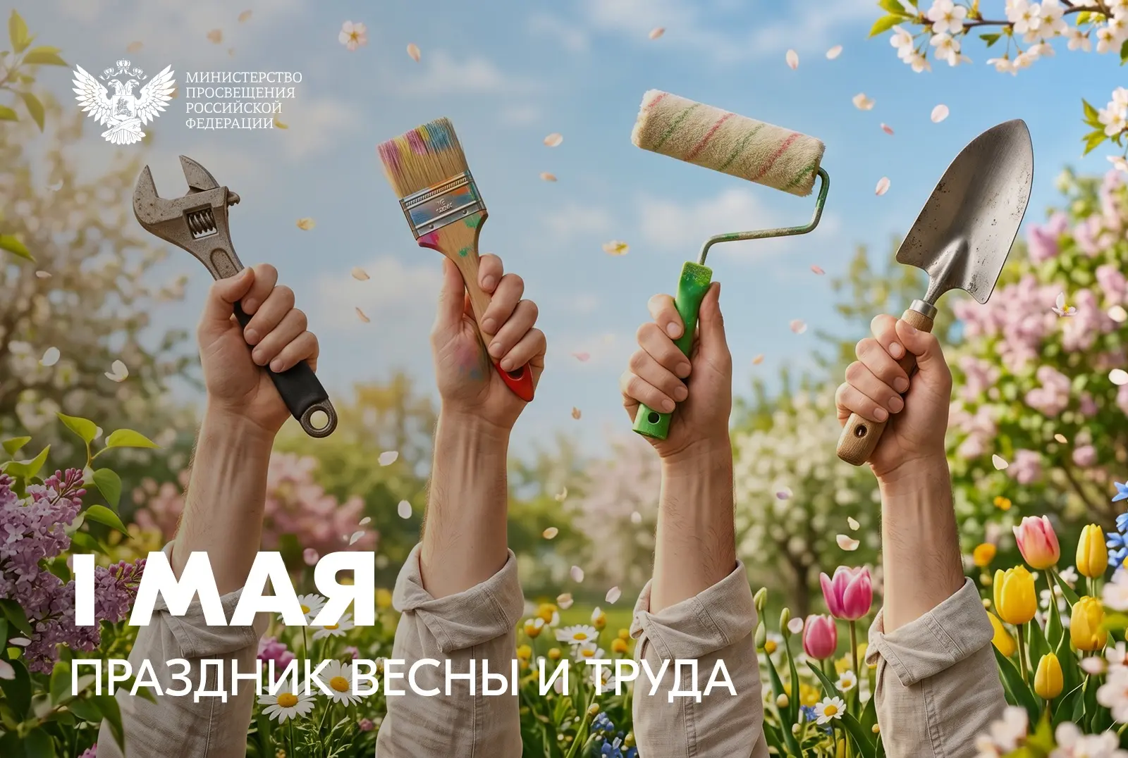 🕊️ Поздравление Министра просвещения Российской Федерации Сергея Кравцова с 1 Мая — Пр...