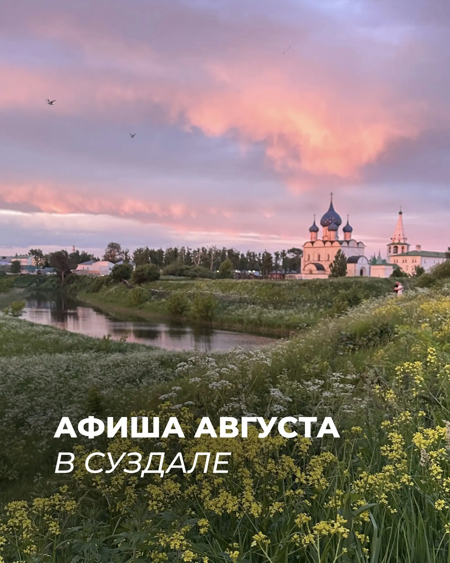 АФИША АВГУСТА 2026 В СУЗДАЛЕ!

Столько много событий, что я боюсь не умещу в один пост! Без лишних с