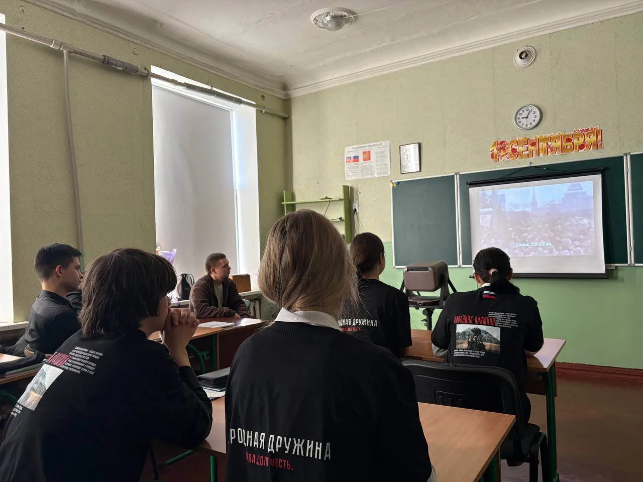 В Ждановском штабе Народной Дружины отметили день рождения Президента