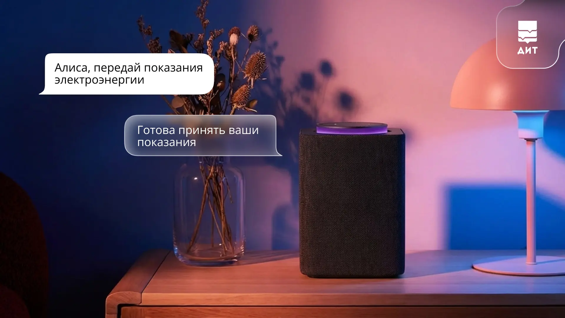 🗣️ Передавать показания счетчиков не только воды, но и электричества теперь можно голосом.   Благода