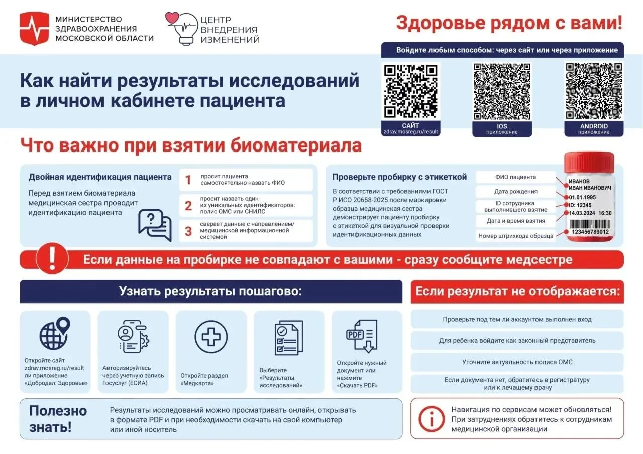 📲 Ваши анализы — всегда под рукой!