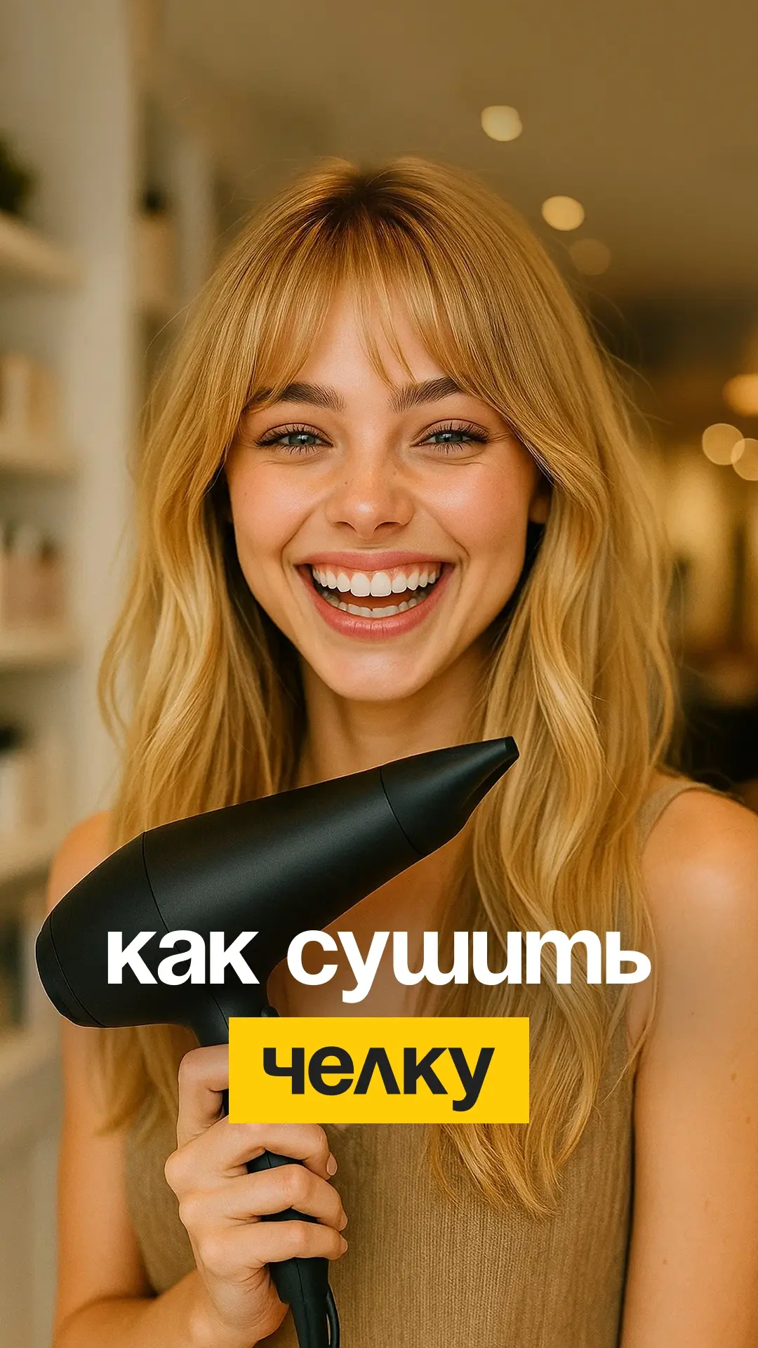 Все секреты сушки вот такой челки. Забирайте в копилку.