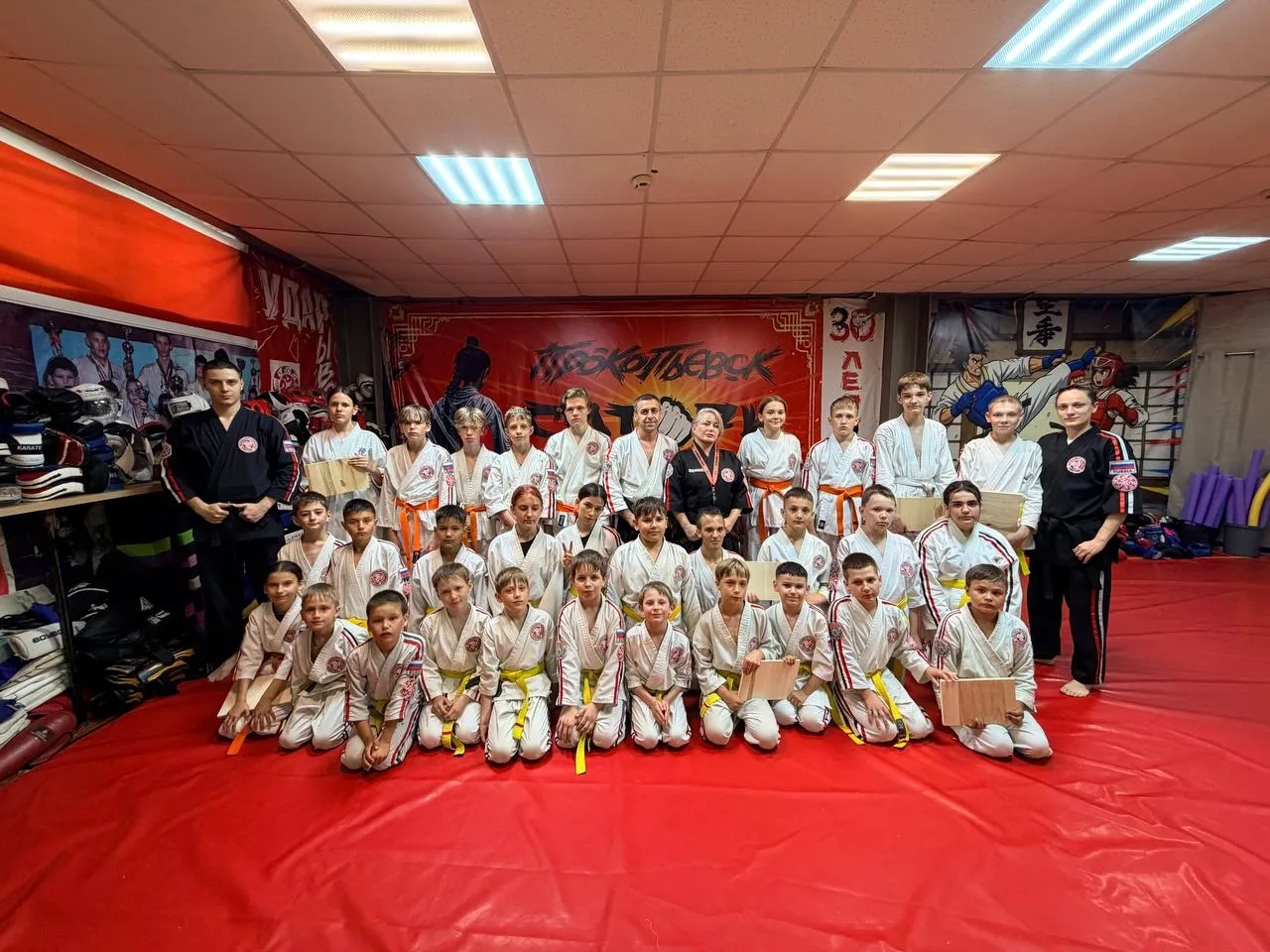 🥋 В клубе косики карате-до «Сатори» для 95-ти воспитанников прошли годовые контрольные работы. У бо