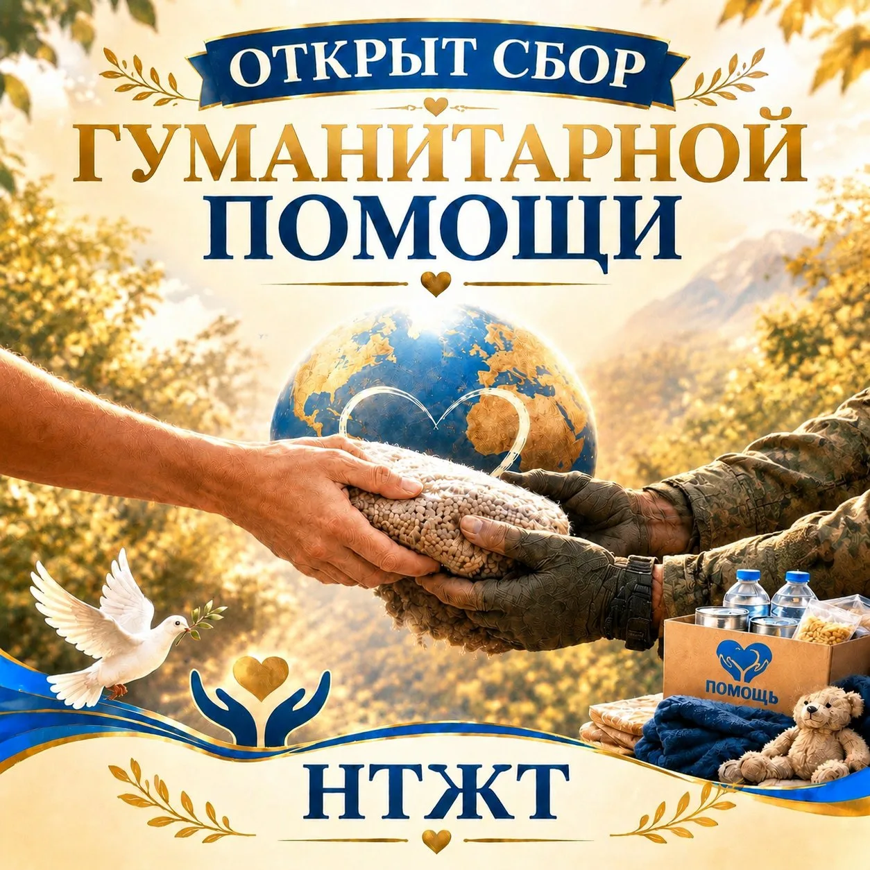 🕊️ В нашем техникуме открыт гуманитарный пункт помощи бойцам СВО!