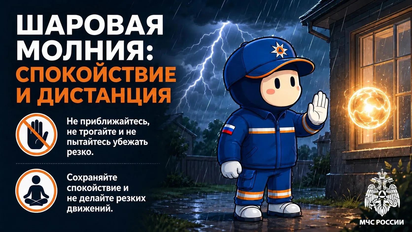 ⚡️ Гроза ошибок не прощает

Собрали главные правила безопасности в карточках: где укрыться, чего изб