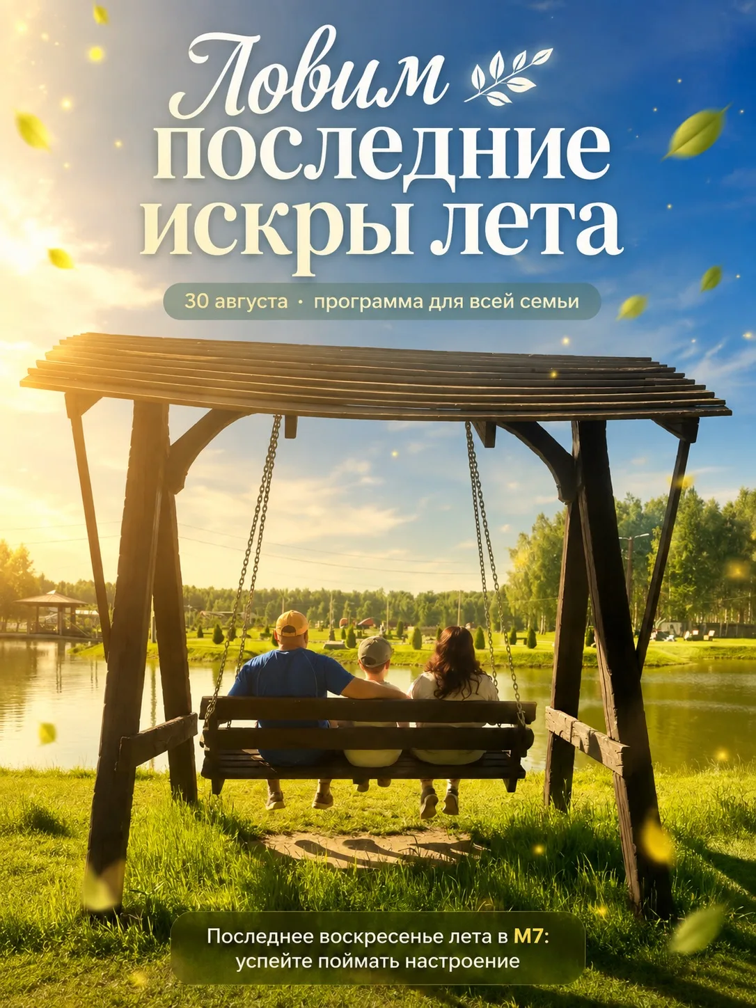 ✨ 30 августа в «Место 7»: ловим последние искры лета 🌿☀️