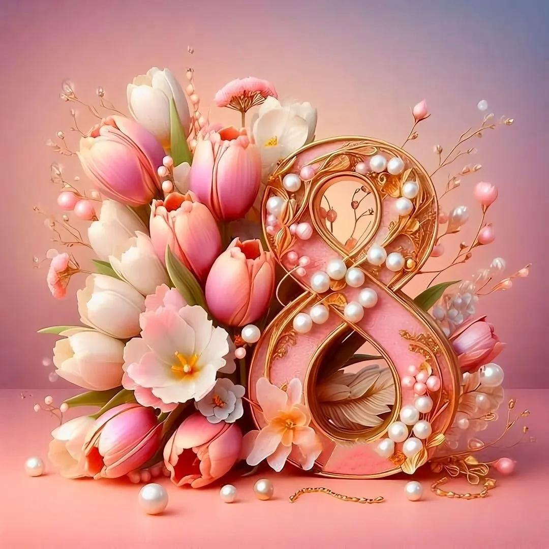 Дорогие, любимые наши женщины!🌸  💐В этот замечательный день мы спешим поздравить вас с теплым весенн