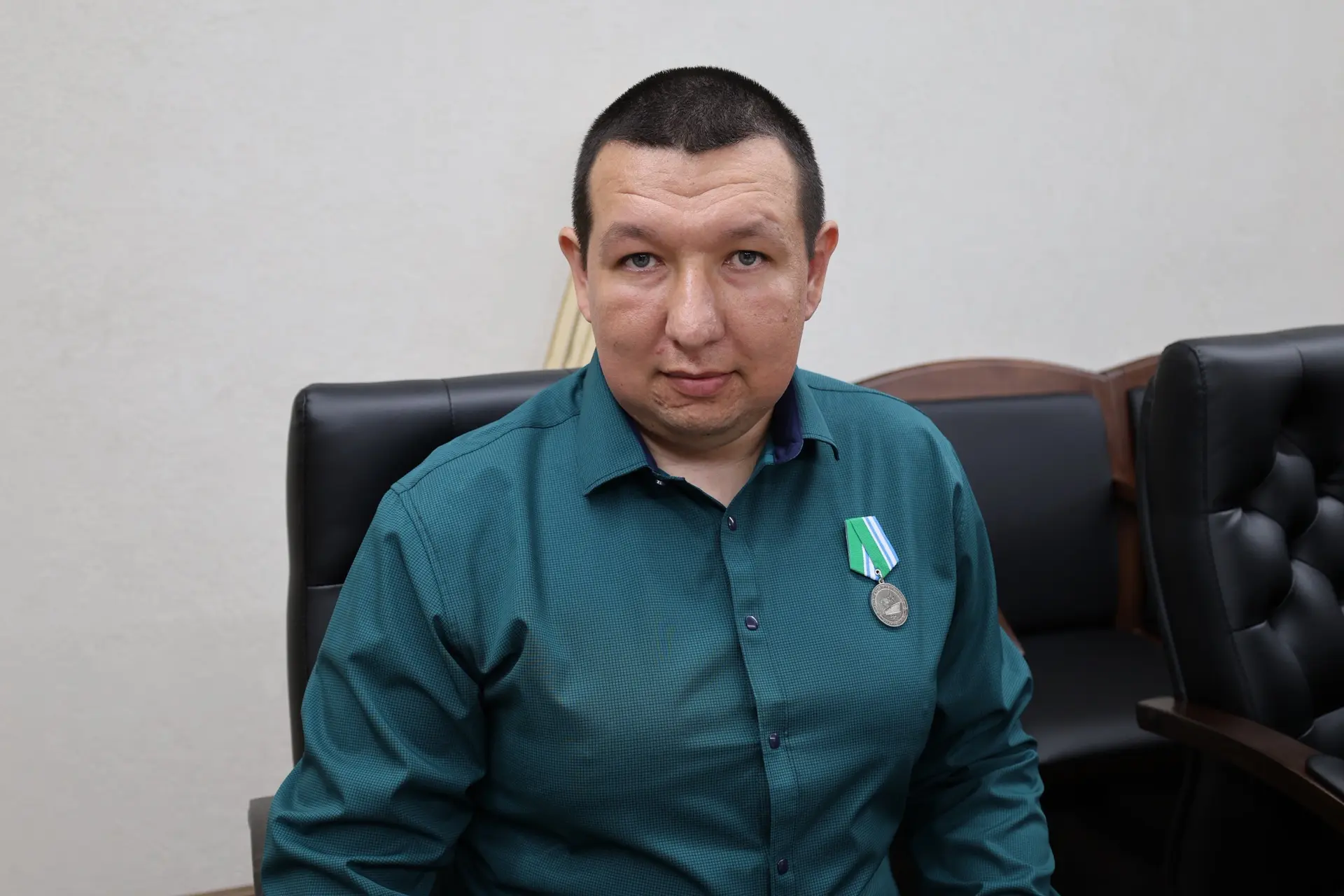 Сегодня встретились с нашим земляком - участником специальной военной операции Сабировы...