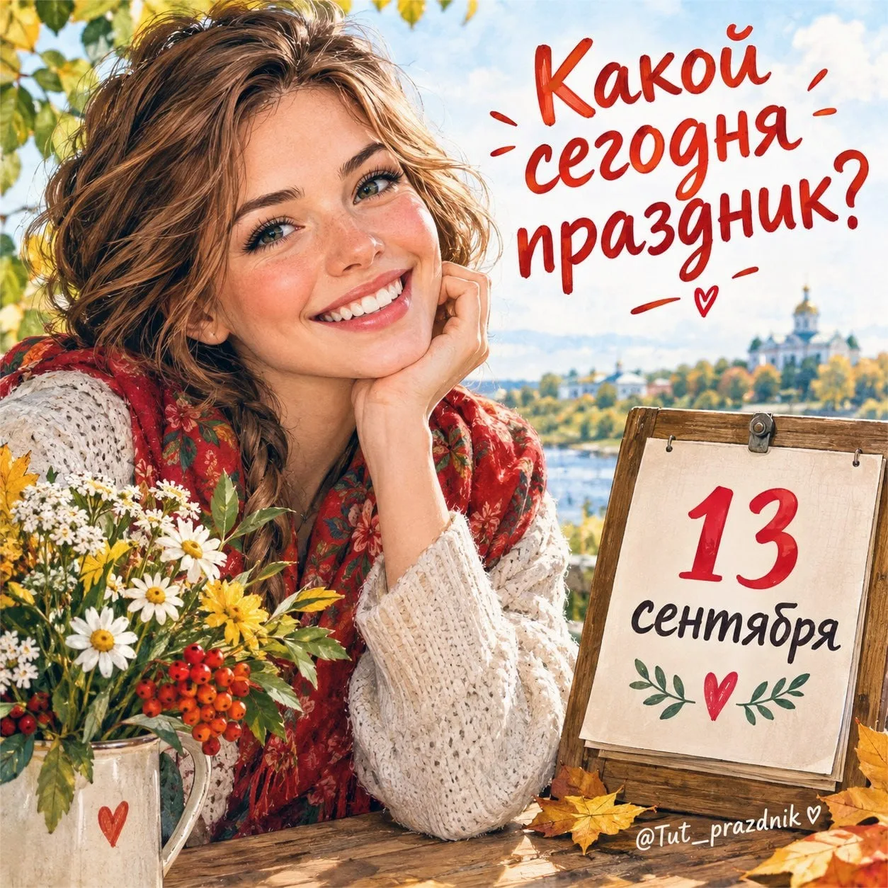 🗓 13 сентября – отмечается 26 праздников.