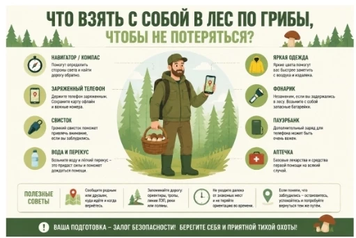 Начался грибной сезон. А значит, есть и охотники за грибами, которым в целях собственно...