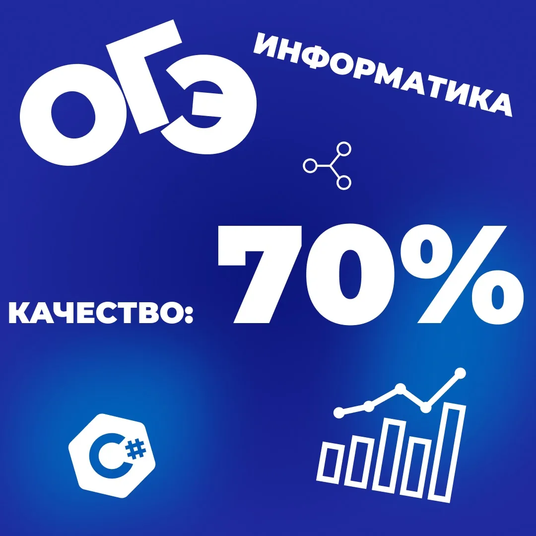 Есть чем гордиться

Пришли официальные итоги экзамена по информатике! Наши девятиклассники отлично п