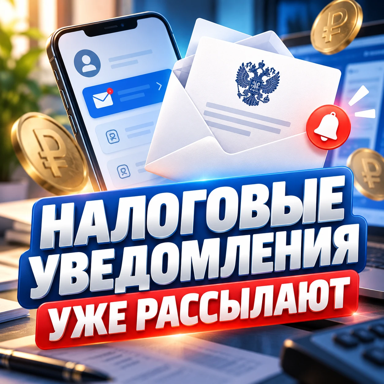 Налоговые уведомления уже рассылают: проверьте Личный кабинет ФНС 📩