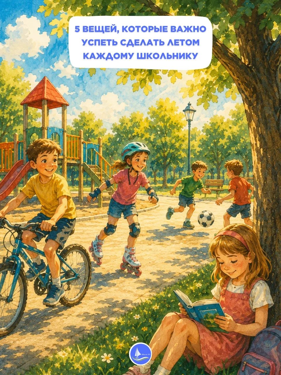 ✅5 ВЕЩЕЙ, КОТОРЫЕ ВАЖНО УСПЕТЬ СДЕЛАТЬ ЛЕТОМ КАЖДОМУ ШКОЛЬНИКУ

🌻Лето — это не только время отдыха,