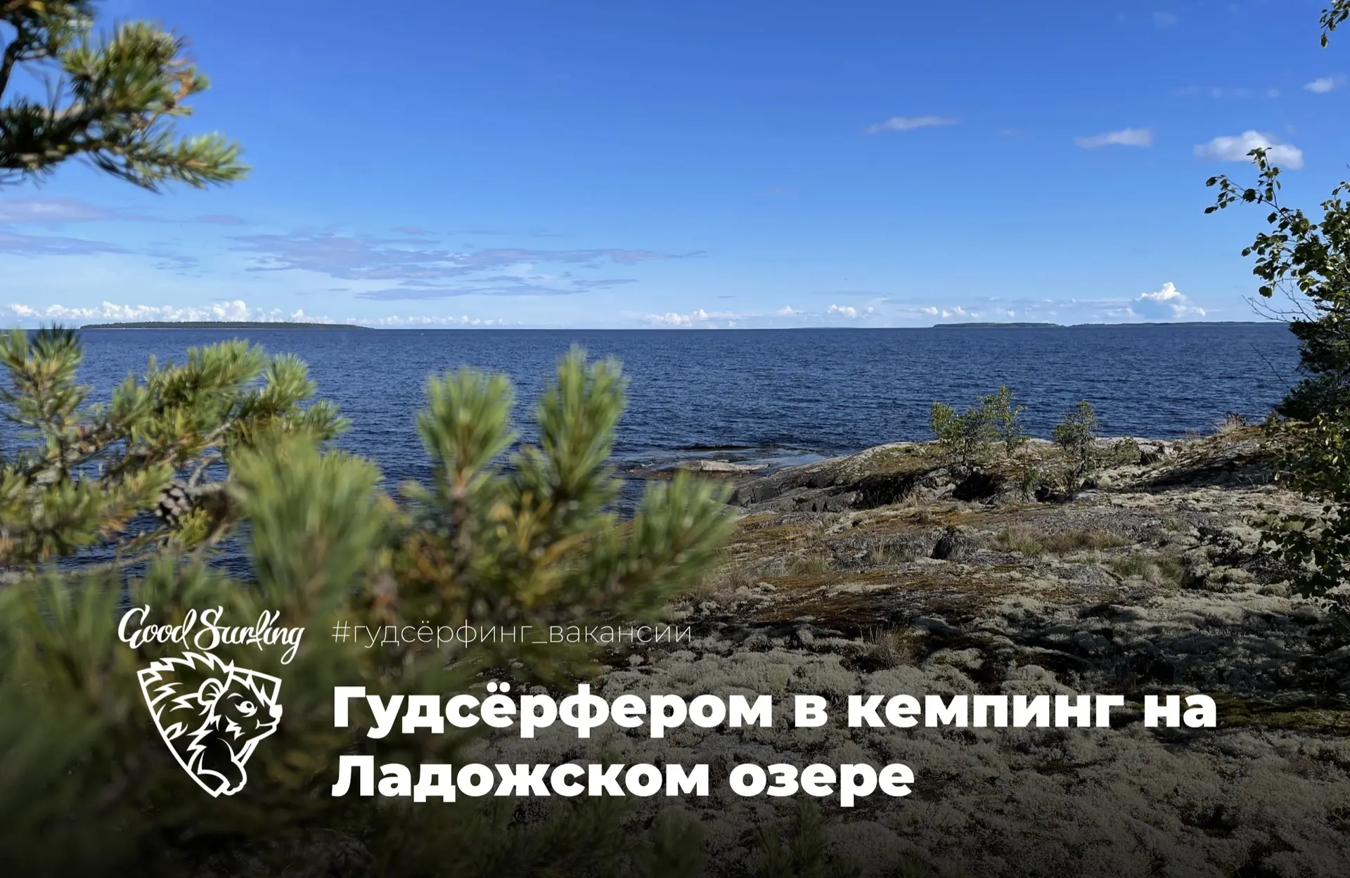 ⚡Кемпинг на Ладожском озере (в национальном парк «Ладожские шхеры») приглашает гудсёрфе...