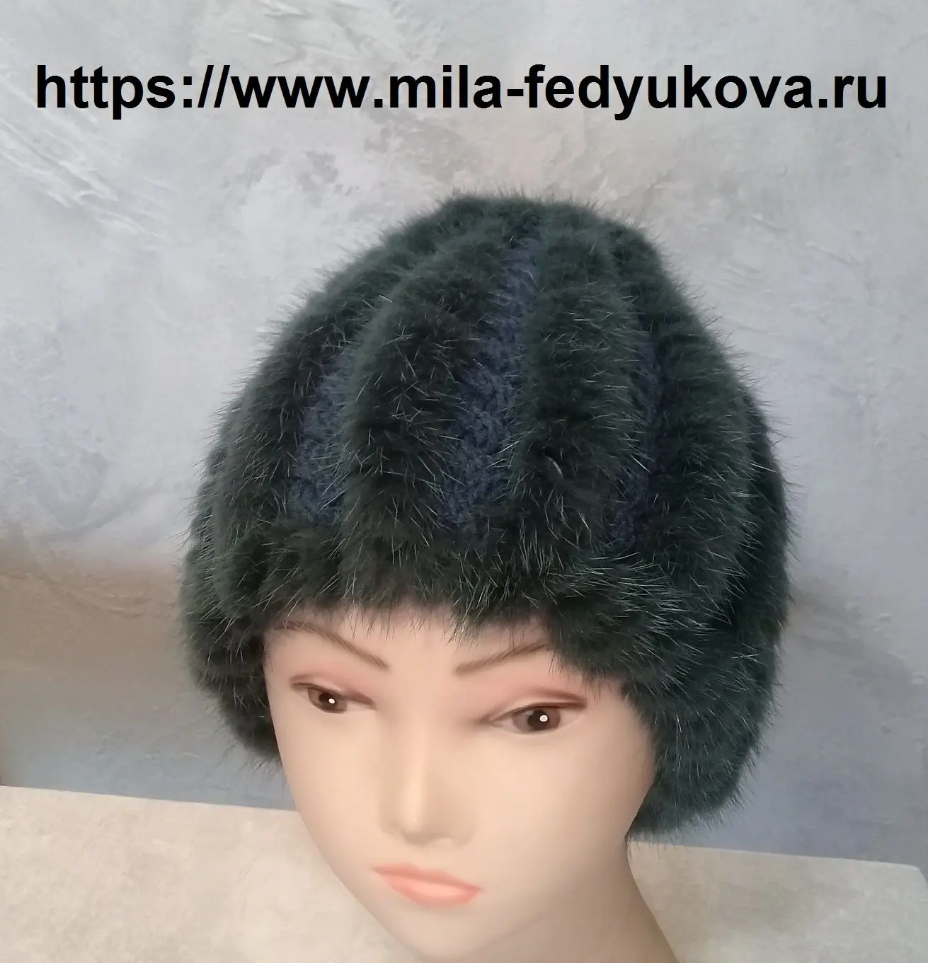 Вязание зимней шапки. Норковая шапка с косами