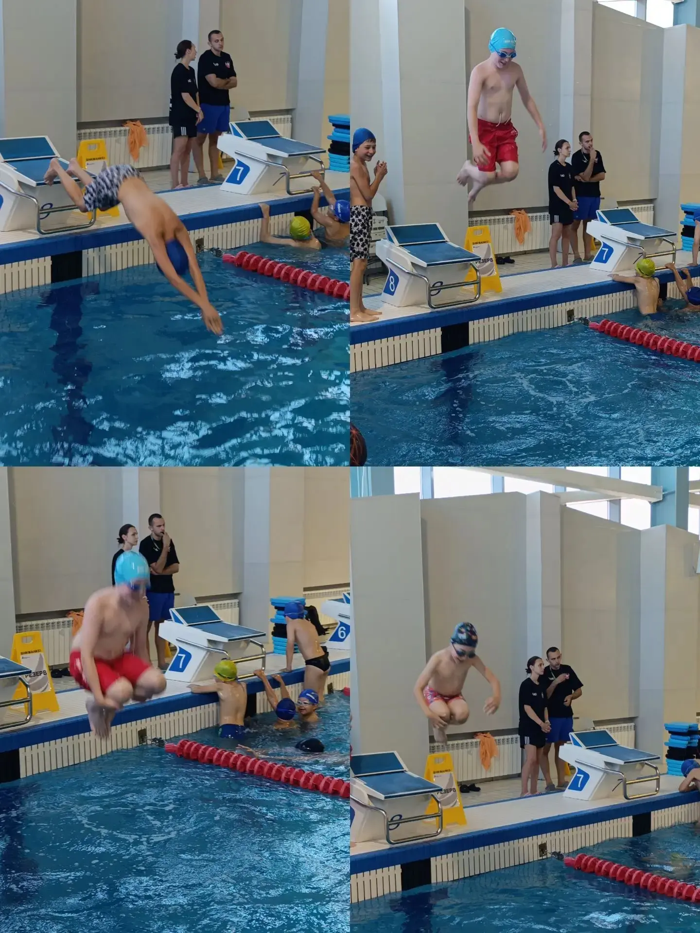 🔥🔥🔥Яркое завершение тренировочной недели 

🏊🏊🏊Сегодня спортивный отряд завершил тренировочную 