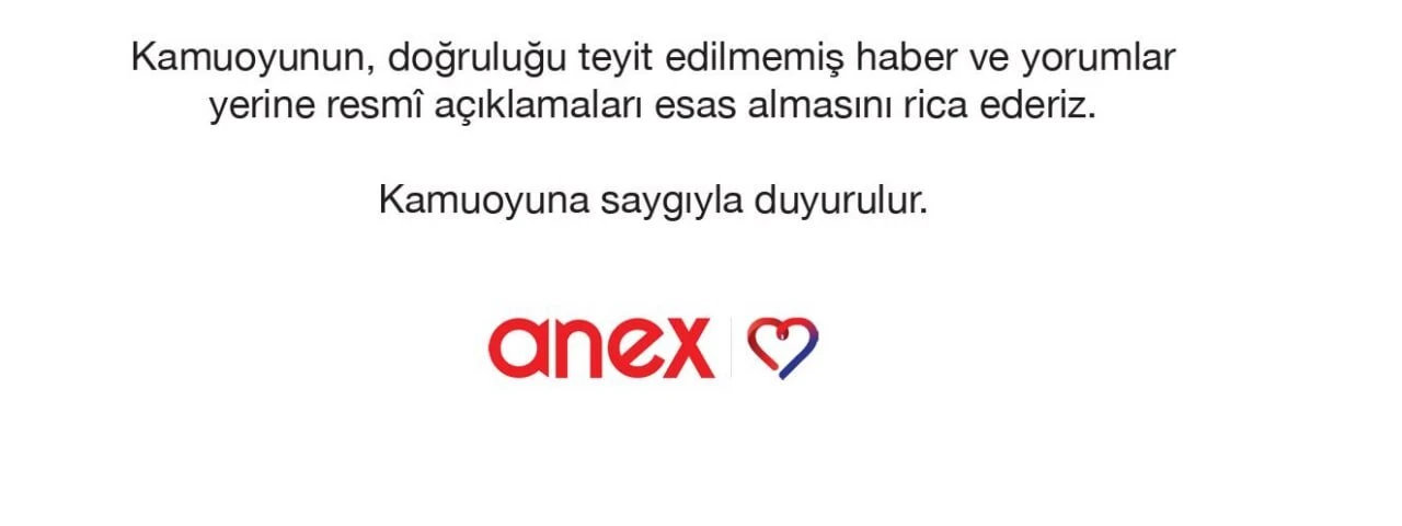 Вечером 1 октября Anex Turizm Group выпустила заявление по поводу распространившейся в ...