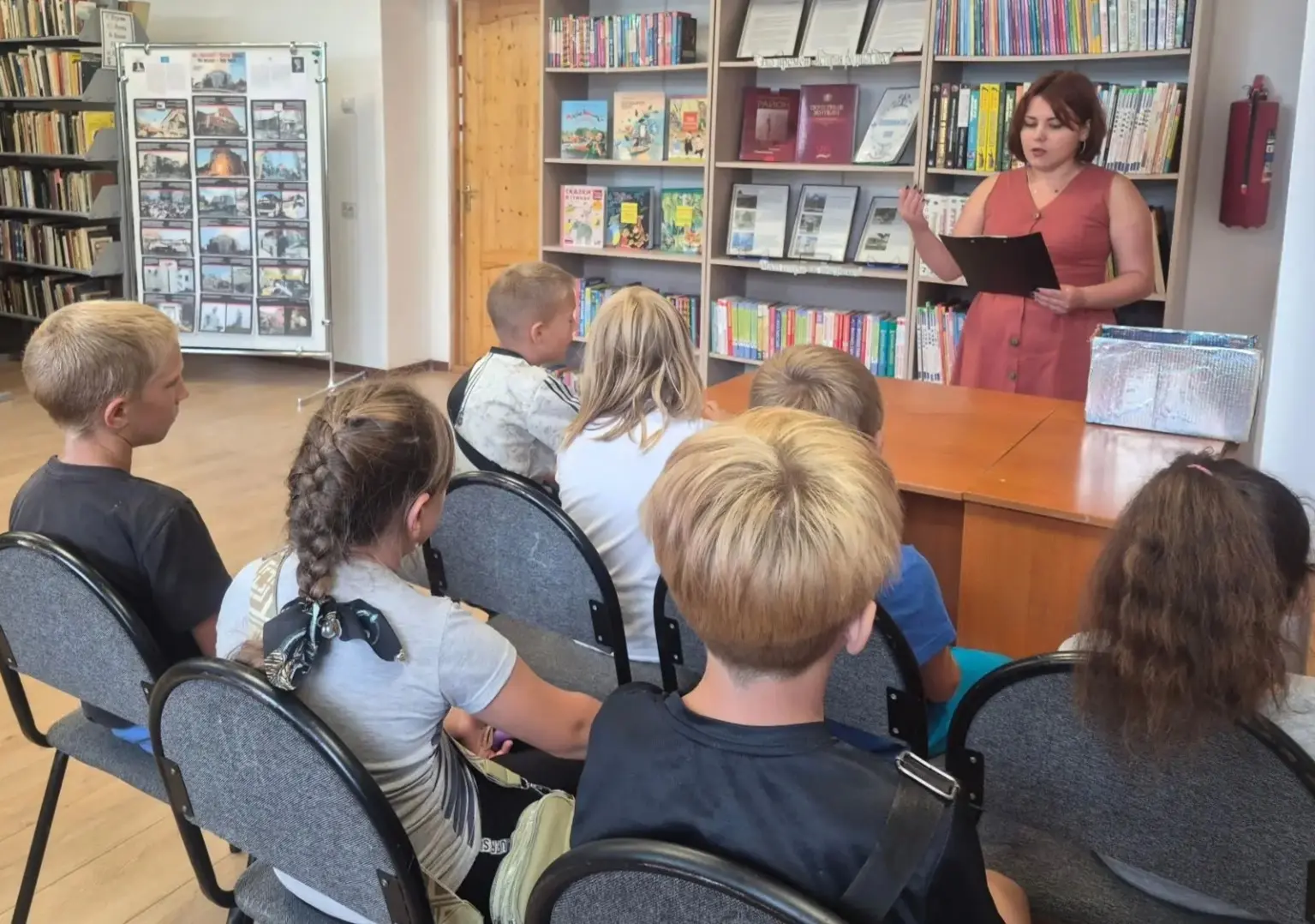В библиотеке села Барано‑Оренбургское развернулось настоящее книжное приключение — лите...