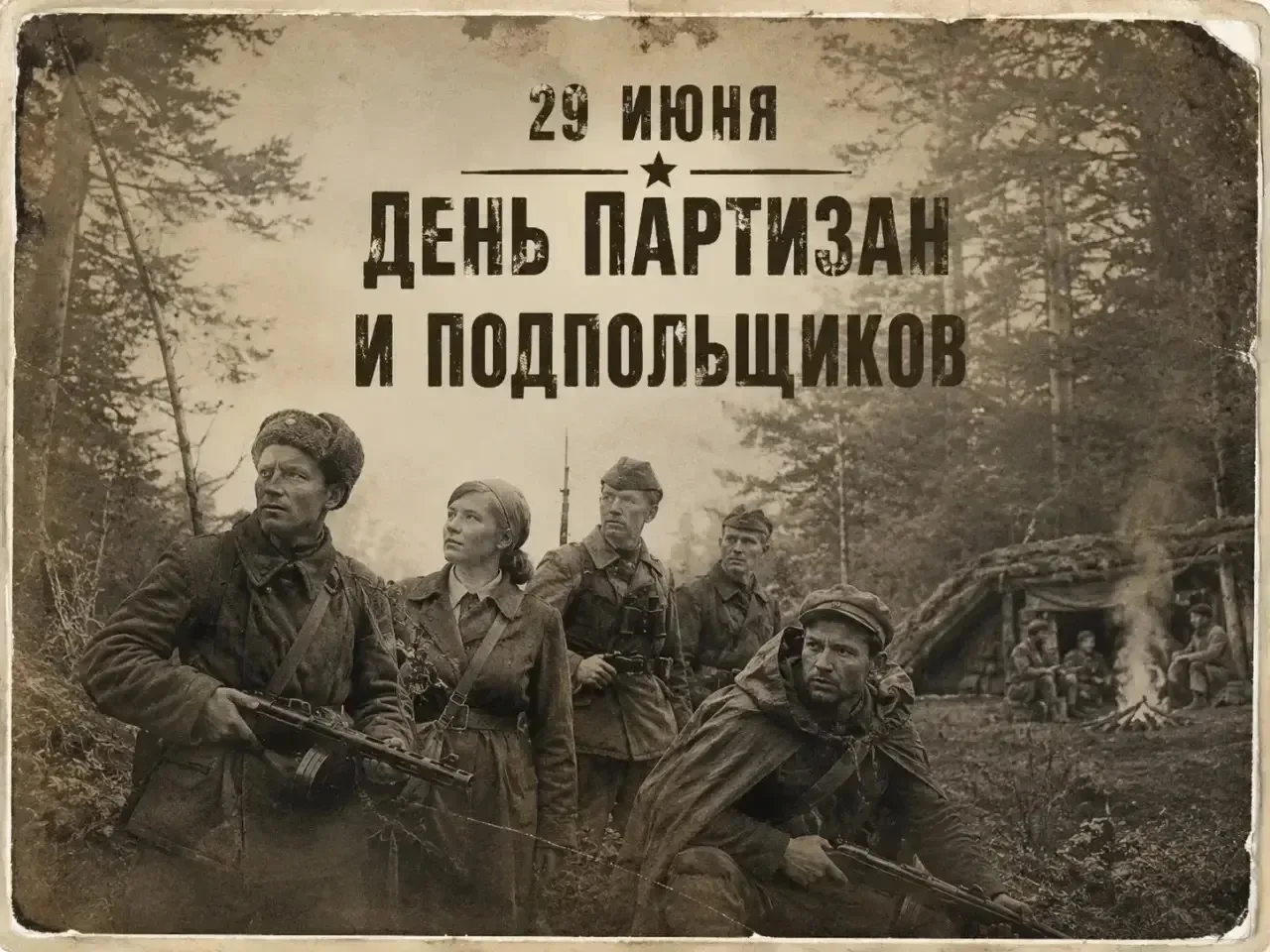 29 июня — День партизан и подпольщиков

Это дата мужества, стойкости и беззаветной любви к Родине.

