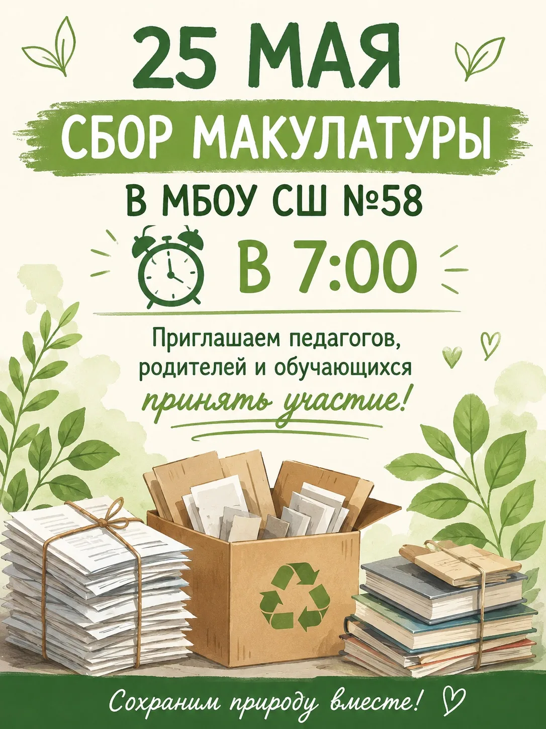 📚♻️ Уважаемые педагоги, родители и обучающиеся! ♻️📚