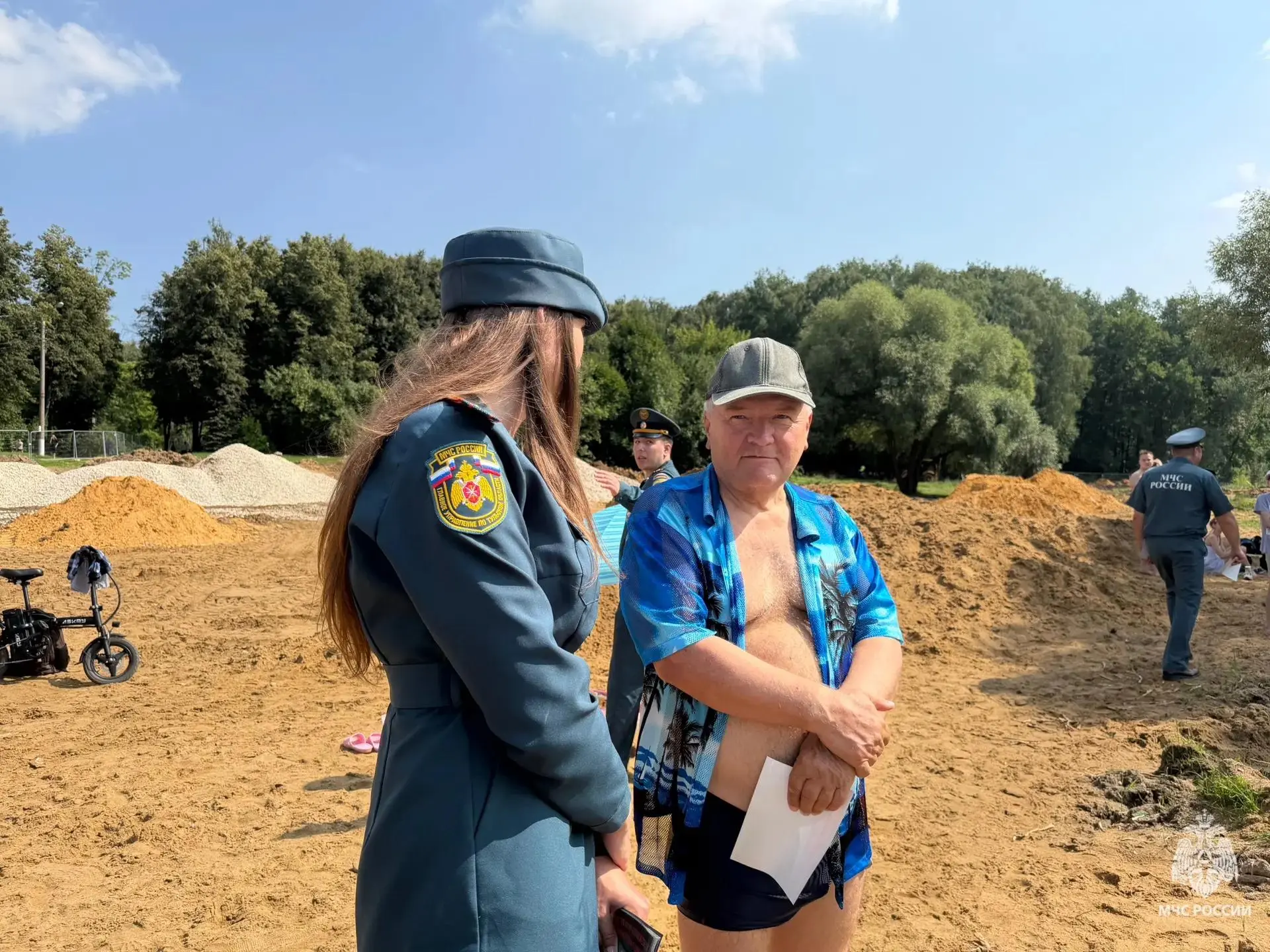 📍 В центре Тулы спасатели провели рейд на городском пляже