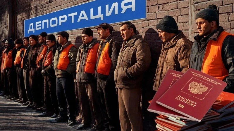 Мигрантов вместо штрафов будут депортировать.  Правительство РФ внесло в Госдуму законопроект, котор