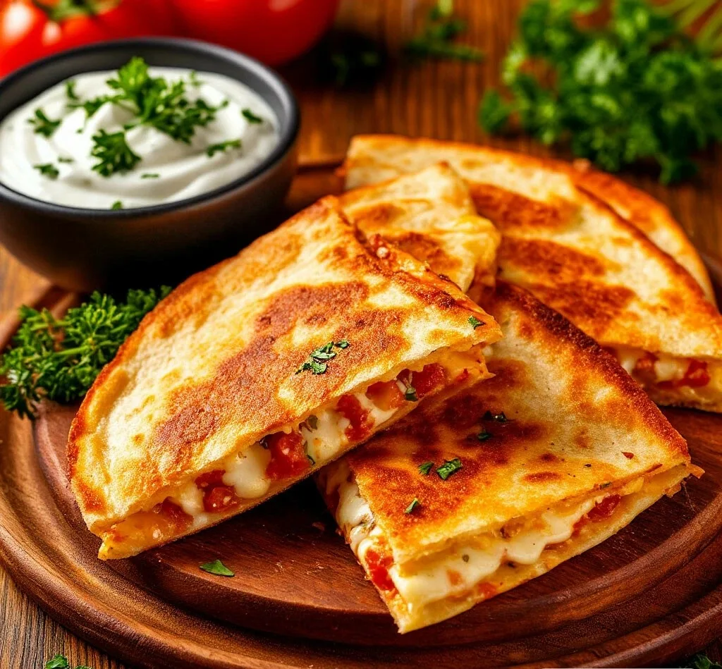 Кесадилья с курицей 🍗 и сыром 🧀