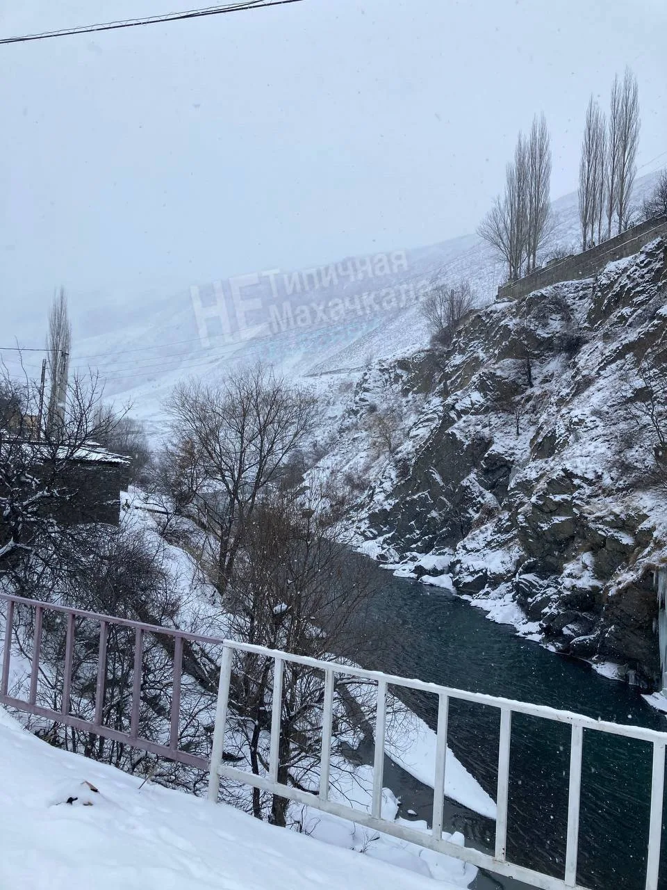 Первый снег покрывает Дагестан