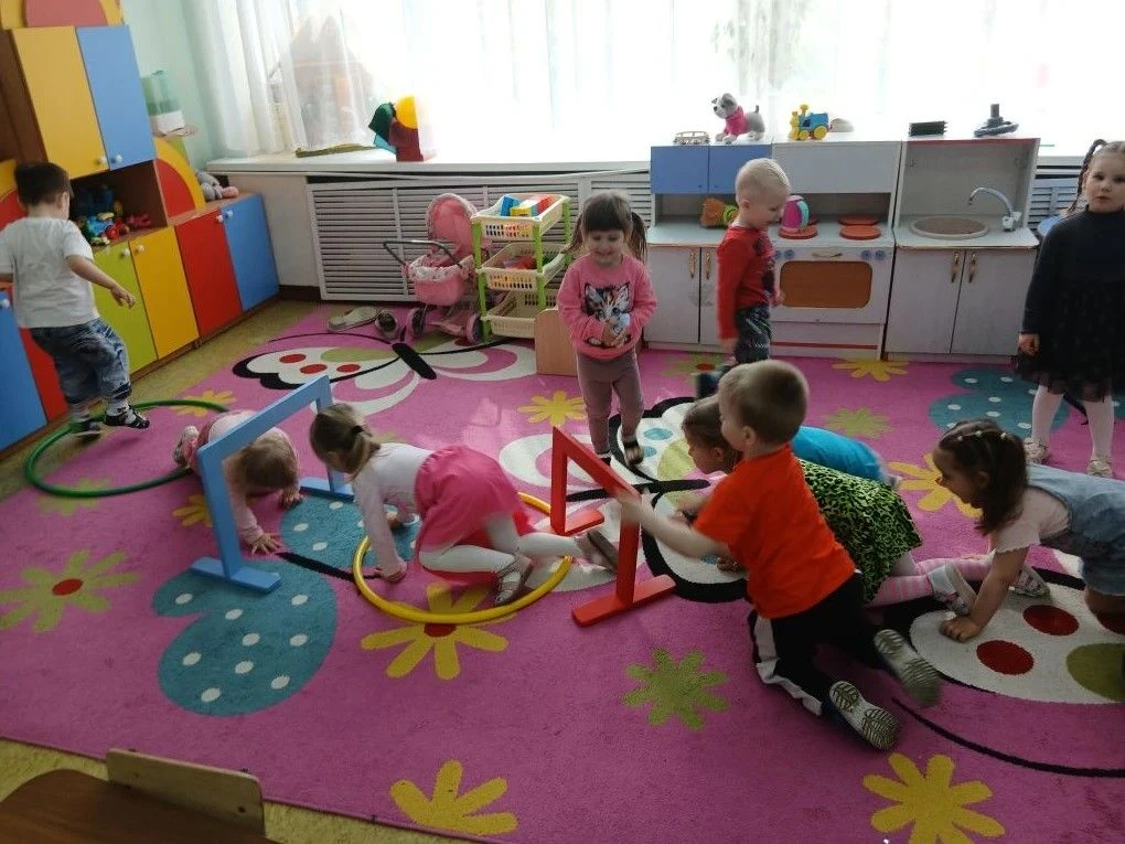 Весёлый урок физкультуры в 2 ГРВ № 1!