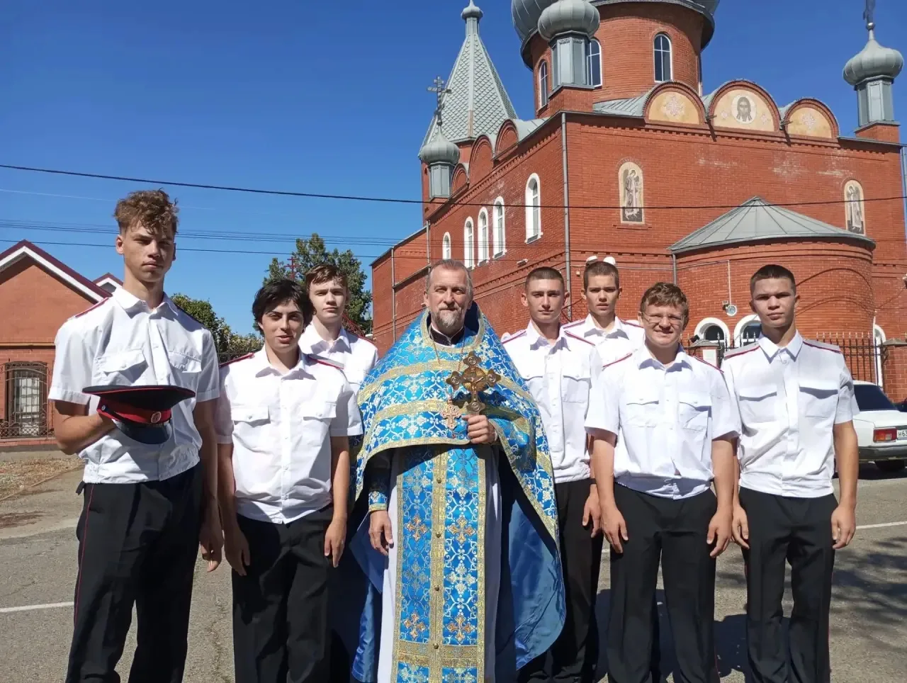 30 августа в Храме Воскресения Словущего города Приморско-Ахтарска состоялся молебен дл...