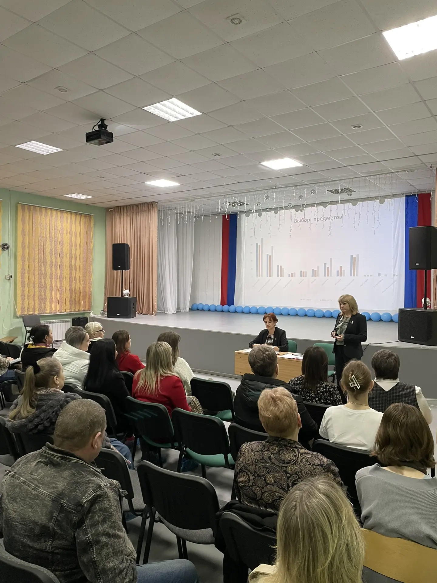 Сегодня, 19.03 в школе прошли родительские собрания с выпускниками и их родителями ( 9,...
