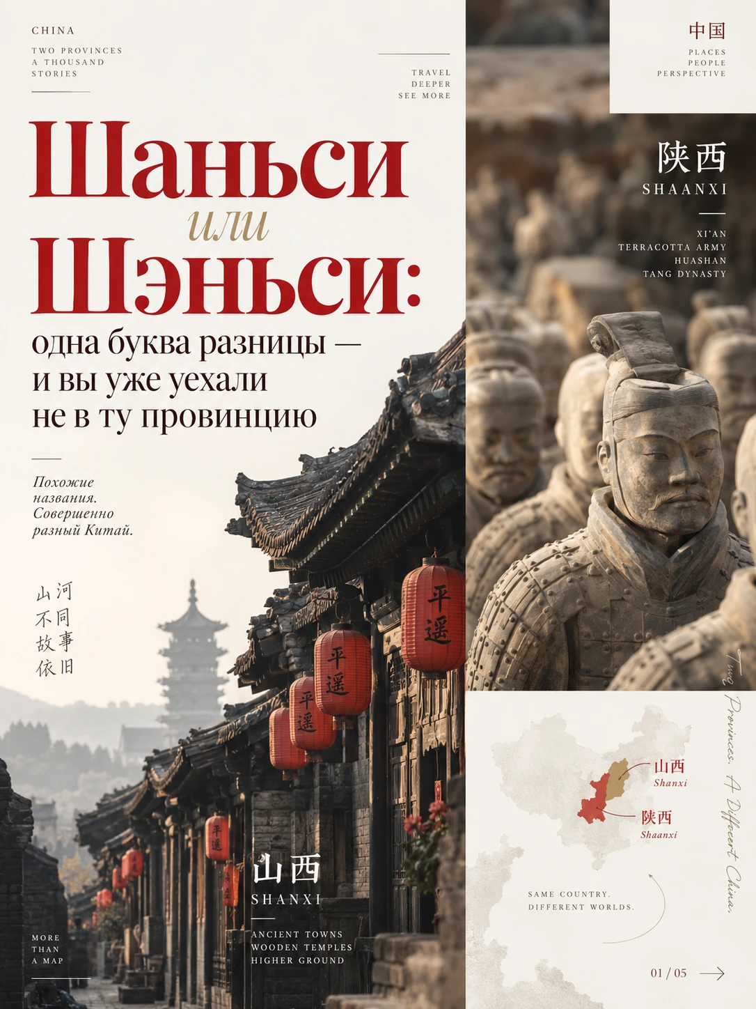 🇨🇳 Шаньси или Шэньси: одна буква разницы — и вы уже уехали не в ту провинцию